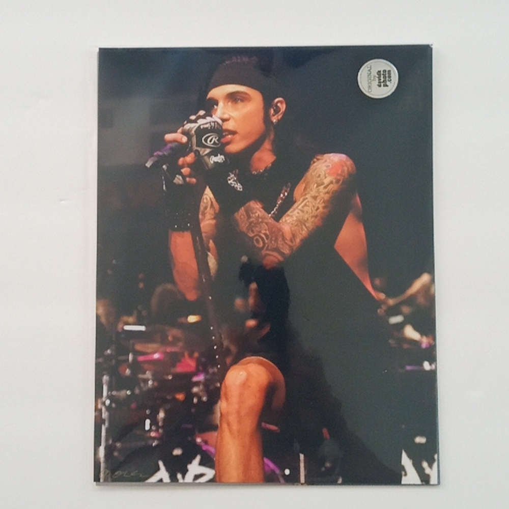 Black Veil Brides Andy Biersack Signed Photographer Printv